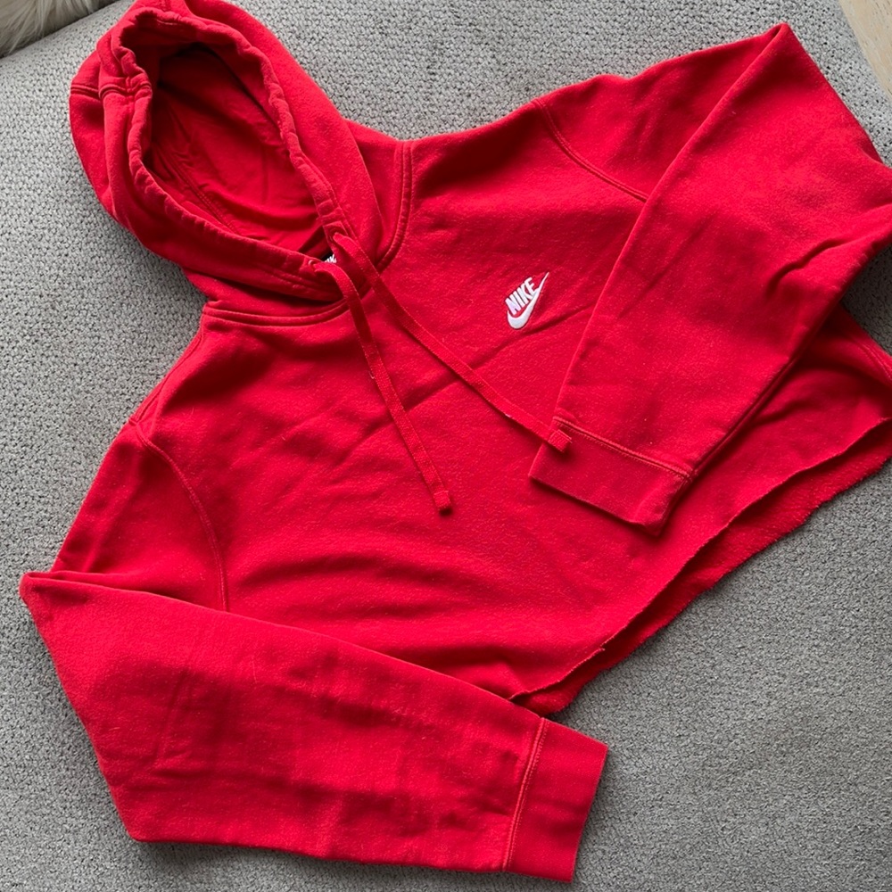 Nike Cropped Hooded Sweatshirt